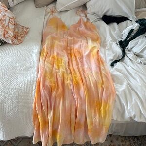 H&M Vibrant Tie-Dye Maxi Dress